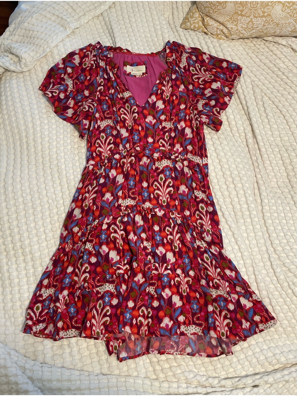 Anthropologie Tiered Robin Dress